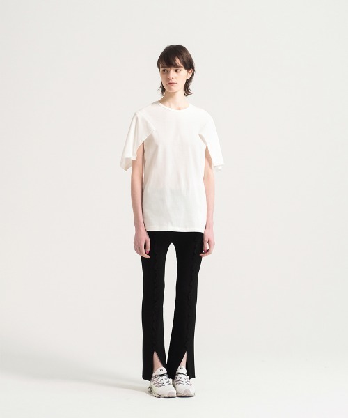 soduk（スドーク）の「wind wind t-shirt（Tシャツ/カットソー・レディース・ブラック/ホワイト/グレー・ONE SIZE）」の16枚目の写真