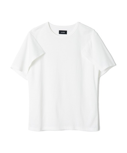 soduk（スドーク）の「wind wind t-shirt（Tシャツ/カットソー・レディース・ブラック/ホワイト/グレー・ONE SIZE）」の15枚目の写真
