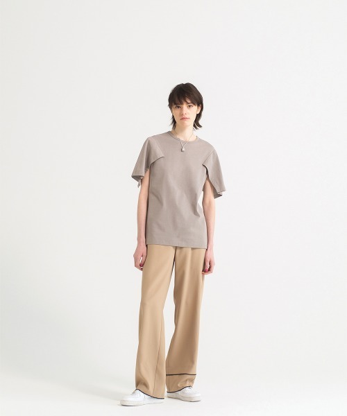 soduk（スドーク）の「wind wind t-shirt（Tシャツ/カットソー・レディース・ブラック/ホワイト/グレー・ONE SIZE）」の7枚目の写真