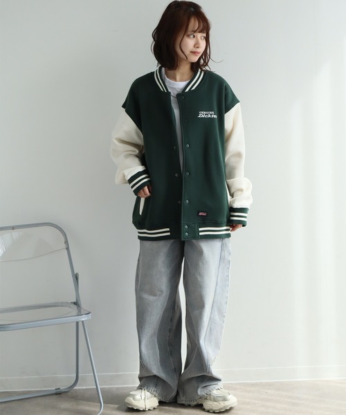 スウェットスタジャン セール】【GENUINE DICKIES/ジェニュインディッキーズ】 裏起毛 バック