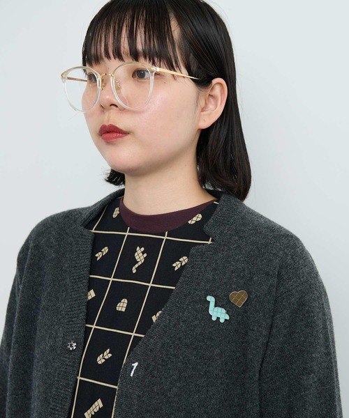 I am I in fact...(アイアムアイインファクト)の「●Favorite Motif ブローチset(ブローチ/コサージュ・レディース・ホワイト/グリーン・FREE)」の7枚目の写真