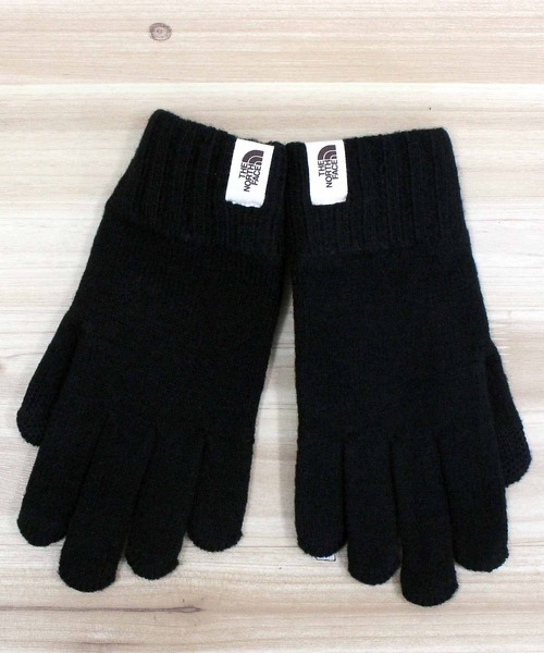 THE NORTH FACE(ザノースフェイス)の「メロウニットグローブ 手袋 WL MELLOW KNIT GLOVE White Label Korea Line(手袋・レディース・クリーム/ブラック・M/L)」の2枚目の写真