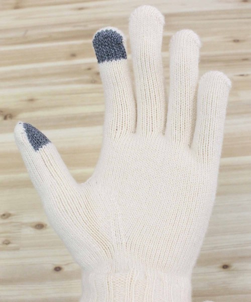 THE NORTH FACE(ザノースフェイス)の「メロウニットグローブ 手袋 WL MELLOW KNIT GLOVE White Label Korea Line(手袋・レディース・クリーム/ブラック・M/L)」の9枚目の写真