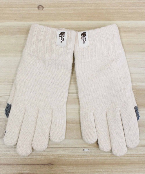 THE NORTH FACE(ザノースフェイス)の「メロウニットグローブ 手袋 WL MELLOW KNIT GLOVE White Label Korea Line(手袋・レディース・クリーム/ブラック・M/L)」の7枚目の写真