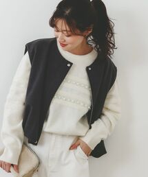 le.coeur blanc | メルトンバルーンベスト(その他アウター)