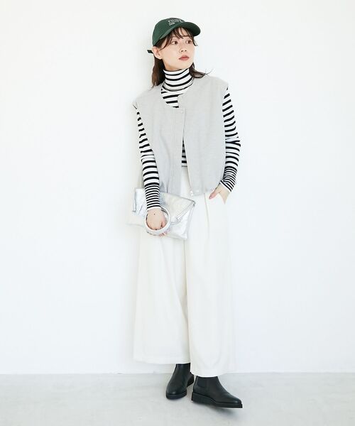 メルトンバルーンベスト（その他アウター）｜le.coeur blanc（ルクール