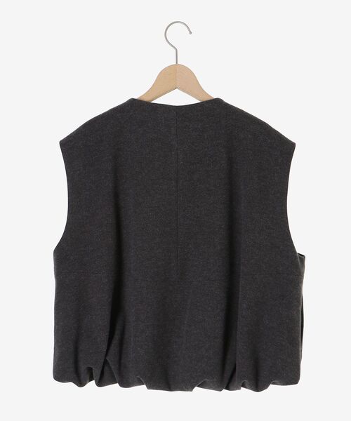 le.coeur blanc（ルクールブラン）の「メルトンバルーンベスト（その他アウター・レディース・グレイッシュベージュ/チャコールグレー・38）」の21枚目の写真