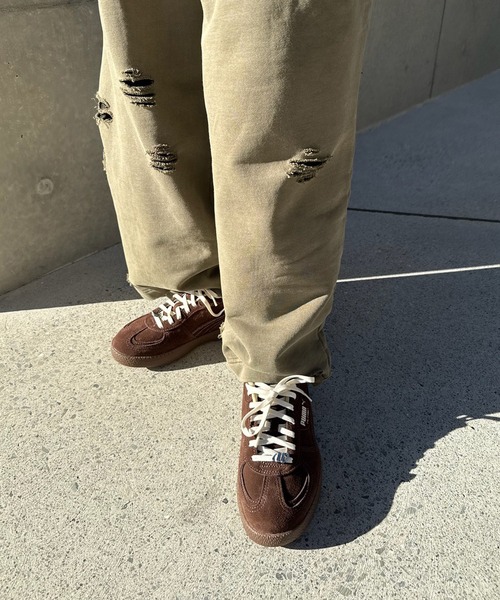 Ameri vintage puma スニーカー ブラウン23.5cm Ameri Vintage × Puma スエードスニーカー ブラウン 23.5 - メルカリ