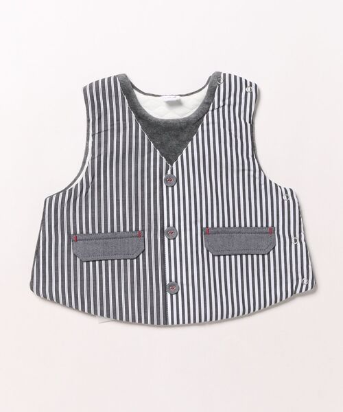 RAGMART（ラグマート）の「ドレッシーベスト（ベスト・キッズ・ブルー/ブラック・S/M）」の2枚目の写真