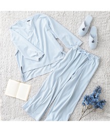 Francfranc（フランフラン）の「吸放湿加工 ストレッチスウェット ルームウェア ブルー（ルームウェア/パジャマ）」