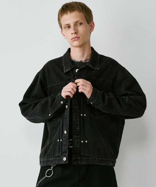 AIVER オーバーダイリベットGジャン（デニムジャケット）｜AIVER
