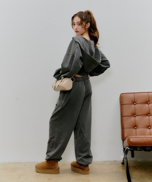 金*子様 STONE  スウェットドローコード付き 激レア WAVE LOGO DRAECORD SWEAT / ウェーブロゴドローコード裏起毛