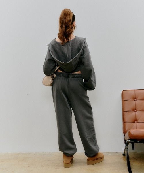 ドローコード付きセンターラインスウェットパンツ（スウェットパンツ