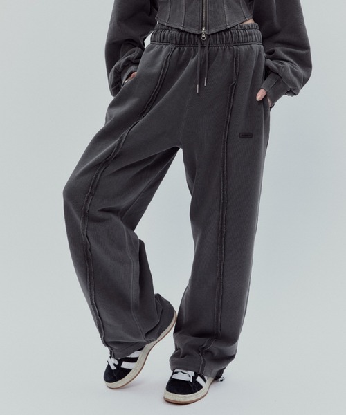 BLONDEY（ブロンディ）の「ドローコード付きセンターラインスウェットパンツ（スウェットパンツ・レディース・チャコールグレー/グレー/ライトブルー/ピンク・FREE）」の16枚目の写真
