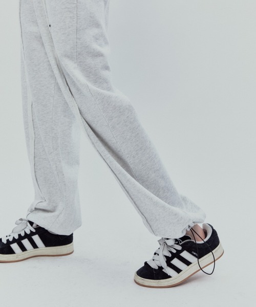 BLONDEY（ブロンディ）の「ドローコード付きセンターラインスウェットパンツ（スウェットパンツ・レディース・チャコールグレー/グレー/ライトブルー/ピンク・FREE）」の9枚目の写真