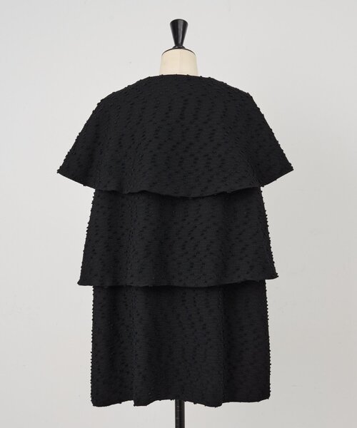 LIVETART（リヴェタート）の「バックティアードツイードベスト（ベスト・レディース・ブラック・FREE）」の7枚目の写真