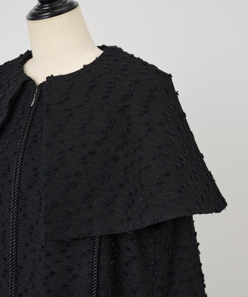 LIVETART（リヴェタート）の「バックティアードツイードベスト（ベスト・レディース・ブラック・FREE）」の4枚目の写真