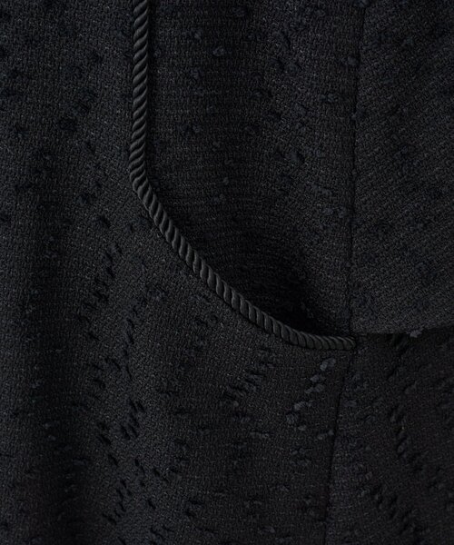 LIVETART（リヴェタート）の「バックティアードツイードベスト（ベスト・レディース・ブラック・FREE）」の2枚目の写真