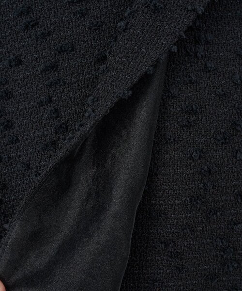 LIVETART（リヴェタート）の「バックティアードツイードベスト（ベスト・レディース・ブラック・FREE）」の13枚目の写真