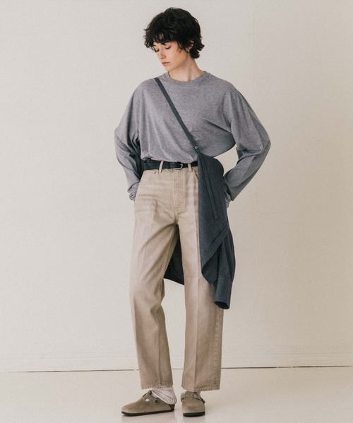 CREDONA(クレドナ)の「SAVILE WOOL SHIRT/サビルウールシャツ(シャツ/ブラウス・レディース・ブラウン/ベージュ/グレー・FREE)」の17枚目の写真