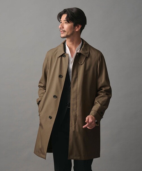 グリーンレーベル バルマカンロングコート ステンカラーコート バルマカーンコート グリーンレーベル バルマカン ロング コート ステンカラーコート