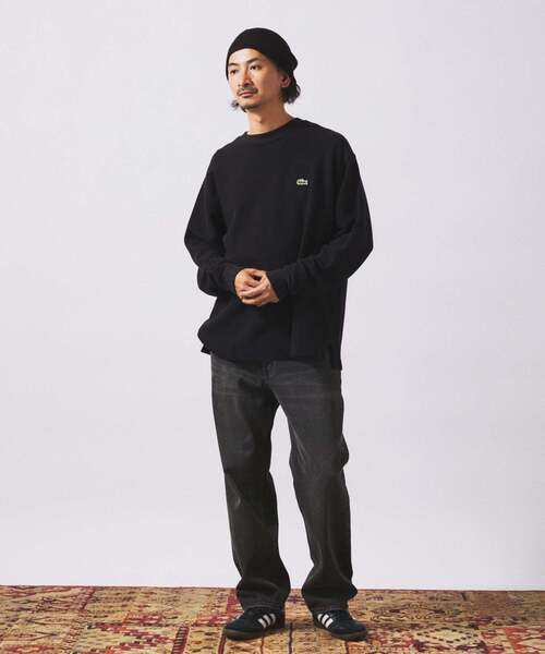 JOURNAL STANDARD relume(ジャーナルスタンダード レリューム)の「クラフト デニム ナロー ストレート パンツ(デニムパンツ・メンズ・ブルー系その他/ネイビー/ブラック・MEDIUM/SMALL/LARGE)」の5枚目の写真