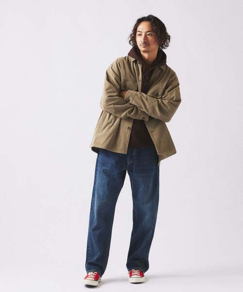 JOURNAL STANDARD relume(ジャーナルスタンダード レリューム)の「クラフト デニム ナロー ストレート パンツ(デニムパンツ・メンズ・ブルー系その他/ネイビー/ブラック・MEDIUM/SMALL/LARGE)」の7枚目の写真