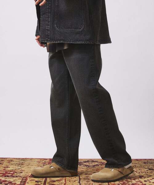 JOURNAL STANDARD relume(ジャーナルスタンダード レリューム)の「クラフト デニム ナロー ストレート パンツ(デニムパンツ・メンズ・ブルー系その他/ネイビー/ブラック・MEDIUM/SMALL/LARGE)」の15枚目の写真