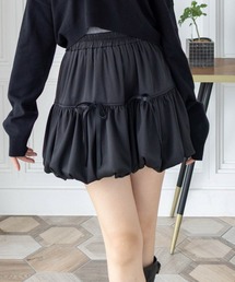 clear | フロントリボンバルーンミニスカート[バレエコア ガーリー リボン]≪AW新作≫(スカート)