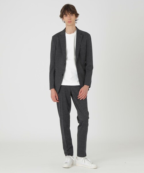 BLACK LABEL CRESTBRIDGE(ブラックレーベル・クレストブリッジ)の「ボンディングウールジャージージャケット(テーラードジャケット・メンズ・ネイビー/グレー系その他・L/M/XL/S)」の3枚目の写真