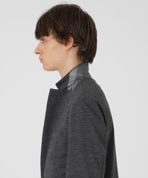 BLACK LABEL CRESTBRIDGE(ブラックレーベル・クレストブリッジ)の「ボンディングウールジャージージャケット(テーラードジャケット・メンズ・ネイビー/グレー系その他・L/M/XL/S)」の7枚目の写真