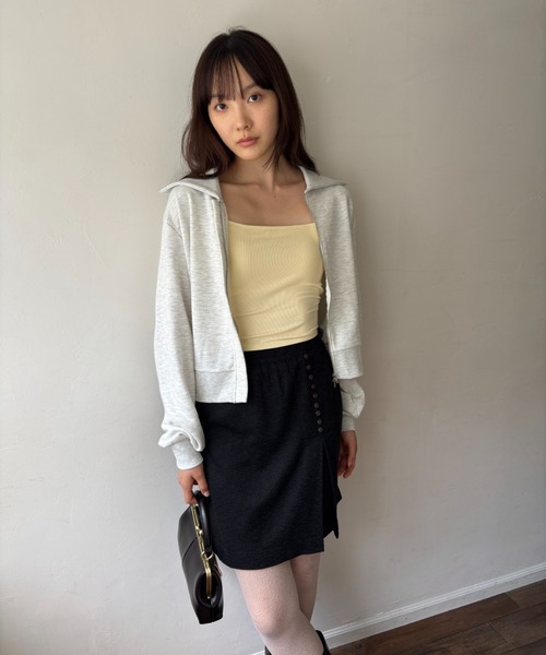 FUULLY STUDIO（フーリィーステューディオ）の「ジャガードスカート（スカート・レディース・アイボリー/ブラック・FREE）」の5枚目の写真