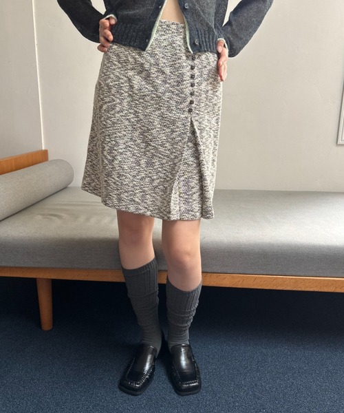 FUULLY STUDIO（フーリィーステューディオ）の「ジャガードスカート（スカート・レディース・アイボリー/ブラック・FREE）」の22枚目の写真