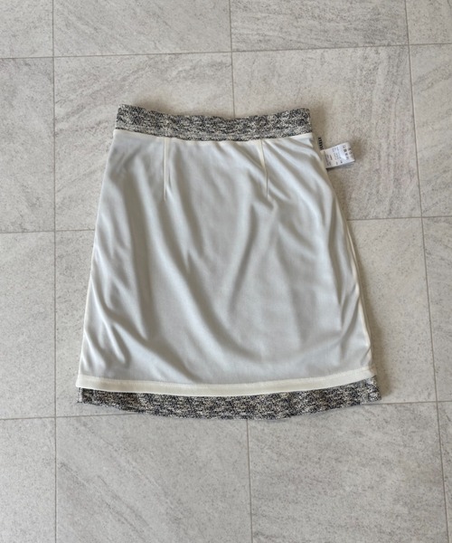 FUULLY STUDIO（フーリィーステューディオ）の「ジャガードスカート（スカート・レディース・アイボリー/ブラック・FREE）」の16枚目の写真