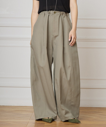 IENA LA BOUCLE | IENA LA BOUCLE ブライトギャバイージーバルーンパンツ(その他パンツ)