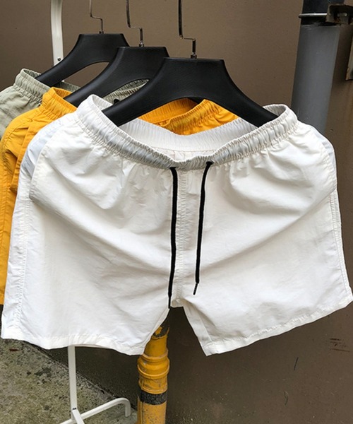 VIBGYOR（ヴィブジョー）の「【豊富なカラー展開】カラーショートパンツ 水陸両用(BL)（その他パンツ・メンズ・イエロー系その他/イエロー/オレンジ/グリーン/ピンク/レッド/ホワイト・LARGE/MEDIUM）」の2枚目の写真