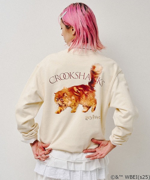 ROSE BUD(ローズバッド)の「(COLSUN)CROOKSHANKS SWEATSHIRTS(スウェット・レディース・オフホワイト・M)」の4枚目の写真