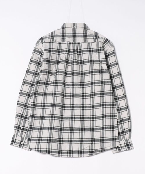 Eddie Bauer（エディーバウアー）の「フェイバリット フランネルシャツ（シャツ/ブラウス・メンズ・ホワイト系/ブラウン系/ベージュ系/ネイビー系/ワイン系/オレンジ系・M/L/XL/XXL/S）」の12枚目の写真