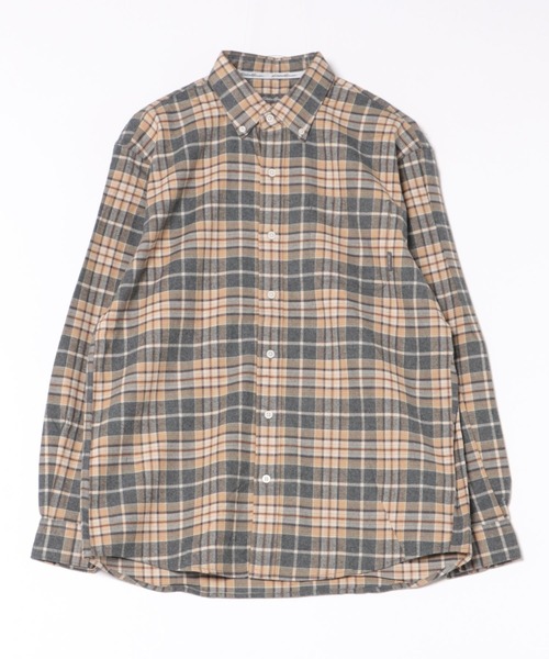 Eddie Bauer（エディーバウアー）の「フェイバリット フランネルシャツ（シャツ/ブラウス・メンズ・ホワイト系/ブラウン系/ベージュ系/ネイビー系/ワイン系/オレンジ系・M/L/XL/XXL/S）」の14枚目の写真