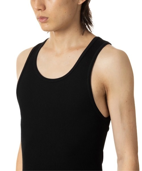 ATTACHMENT(アタッチメント)の「【LIMITED】PACK チューブタンクトップ / PACK TUBE RIB TANK TOP(Tシャツ/カットソー・メンズ・ホワイト/ブラック・1/3)」の7枚目の写真