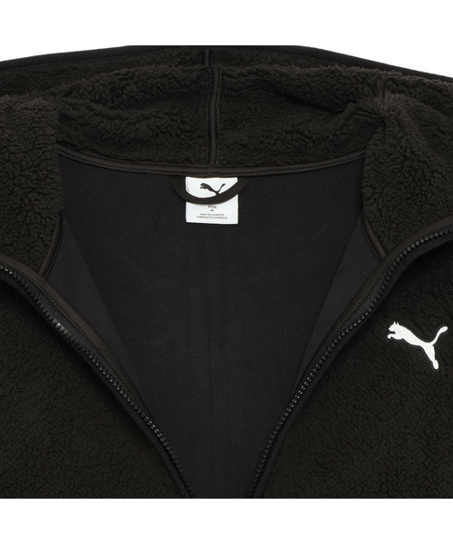 PUMA（プーマ）の「PUMA プーマ メンズ ESS ELEVATED リラックスド フルジップ シェルパー フーディ（パーカー・メンズ・ブラック/ダークグリーン/ベージュ系その他・X-LARGE/XX-LARGE/SMALL/LARGE/MEDIUM）」の18枚目の写真