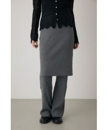 crie conforto | リブニットスカートパンツ 秋服 / 2枚セット(スカート)