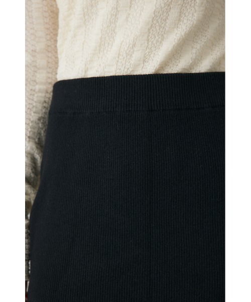 crie conforto（クリーコンフォルト）の「リブニットスカートパンツ 秋服 / 2枚セット（スカート・レディース・グレー/ブラック・FREE）」の7枚目の写真