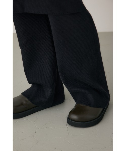 crie conforto（クリーコンフォルト）の「リブニットスカートパンツ 秋服 / 2枚セット（スカート・レディース・グレー/ブラック・FREE）」の8枚目の写真