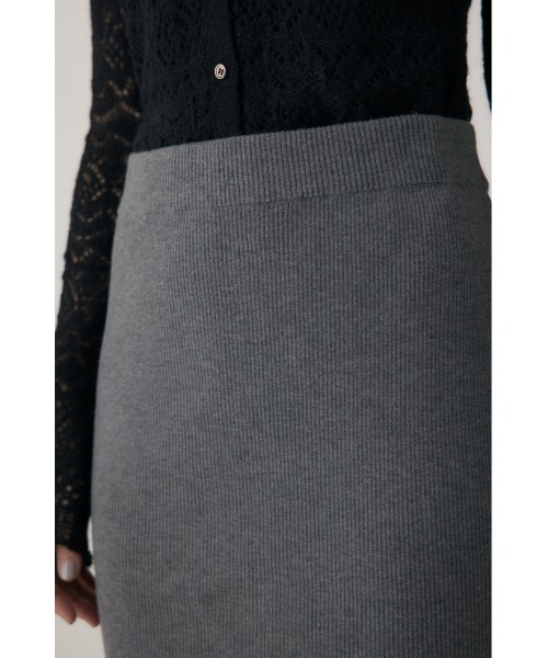 crie conforto（クリーコンフォルト）の「リブニットスカートパンツ 秋服 / 2枚セット（スカート・レディース・グレー/ブラック・FREE）」の20枚目の写真