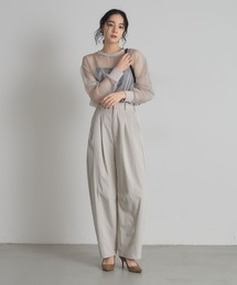 タフタワイドカーブパンツ