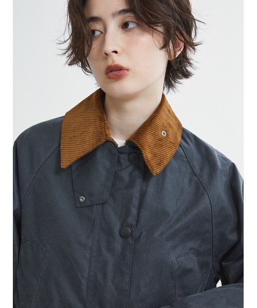 Barbour(バブアー)の「【BEDALE / ビデイル】ワックス ジャケット オーバーサイズ フィット(レディース)(ブルゾン・レディース・ブラック/オリーブ/グレー・6/8/10)」の21枚目の写真