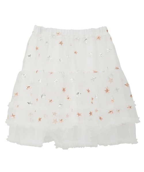 Candy Stripper(キャンディストリッパー)の「STAR GLITTER TULLE スカート(スカート・レディース・ピンク/ネイビー/オフホワイト・FREE)」の2枚目の写真