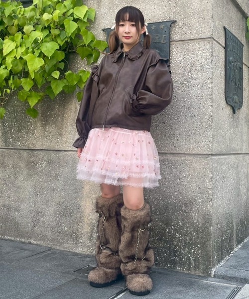 Candy Stripper(キャンディストリッパー)の「STAR GLITTER TULLE スカート(スカート・レディース・ピンク/ネイビー/オフホワイト・FREE)」の22枚目の写真