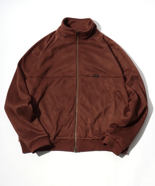 Lee(リー)の「2025AW Lee/リー FAKESUEDE FLEECE FULLZIP フェイクスエード スタンドブルゾン(ブルゾン・メンズ・ブラウン/スミクロ・M/L/XL)」の2枚目の写真